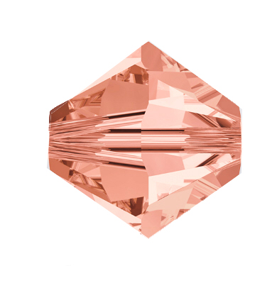   Swarovski Doppelkegel Rose Peach, Bicone