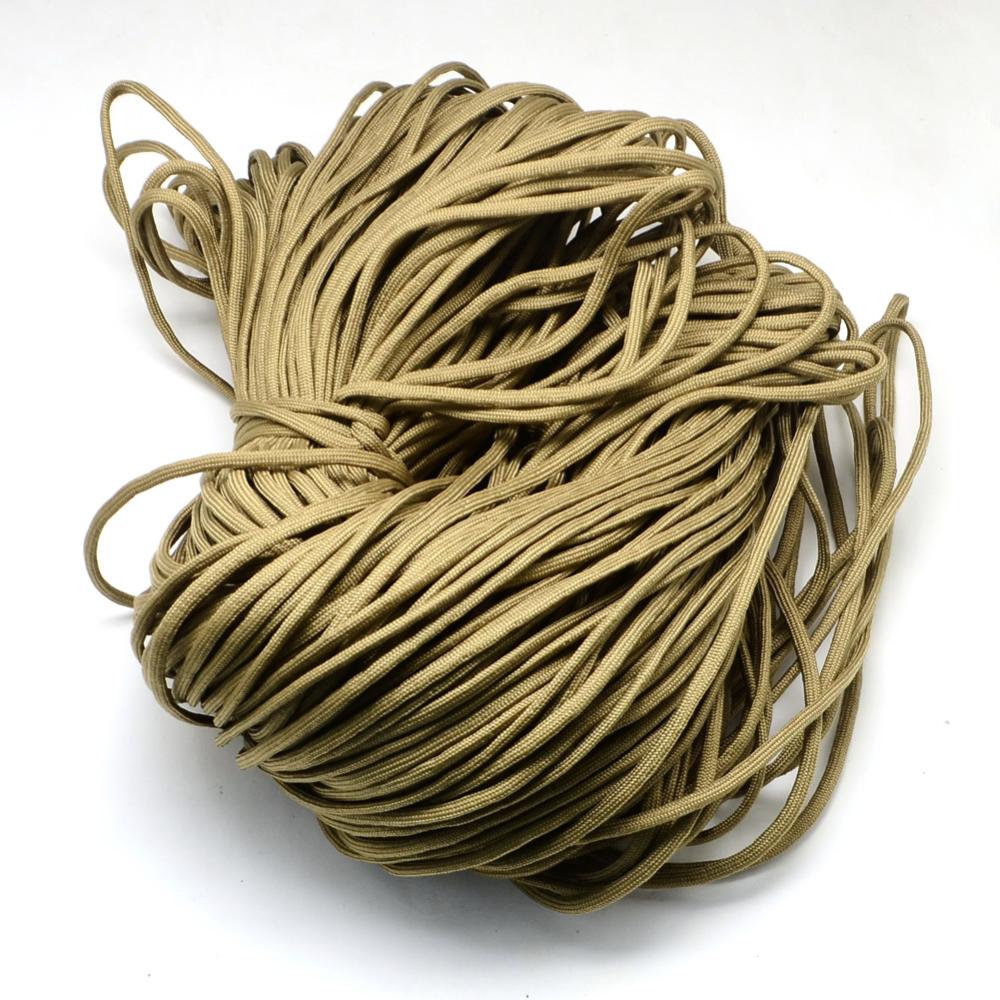 Paracord Kordel UNI HELLOLIV einfärbig 4mm 6,4m/ Bund 