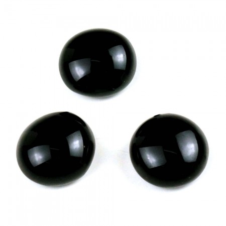 Glas Nuggets  schwarz , 18-20 mm, 100g/ca. 20 Stück Muggelsteine Glasnuggets Glasdrops