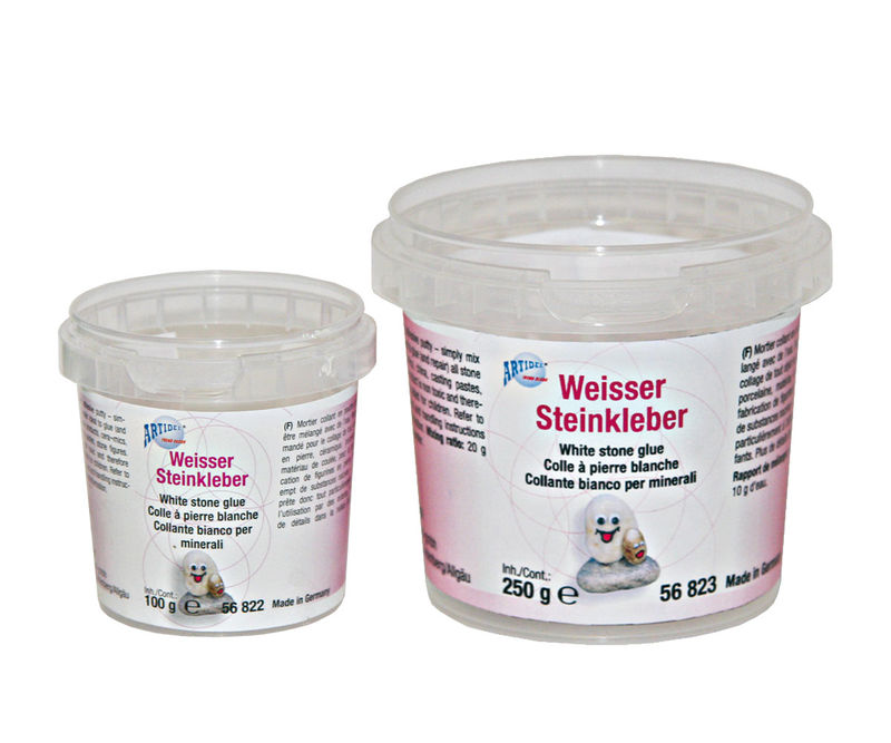 Weisser Steinkleber White Stone Glue 120g Klebepulver