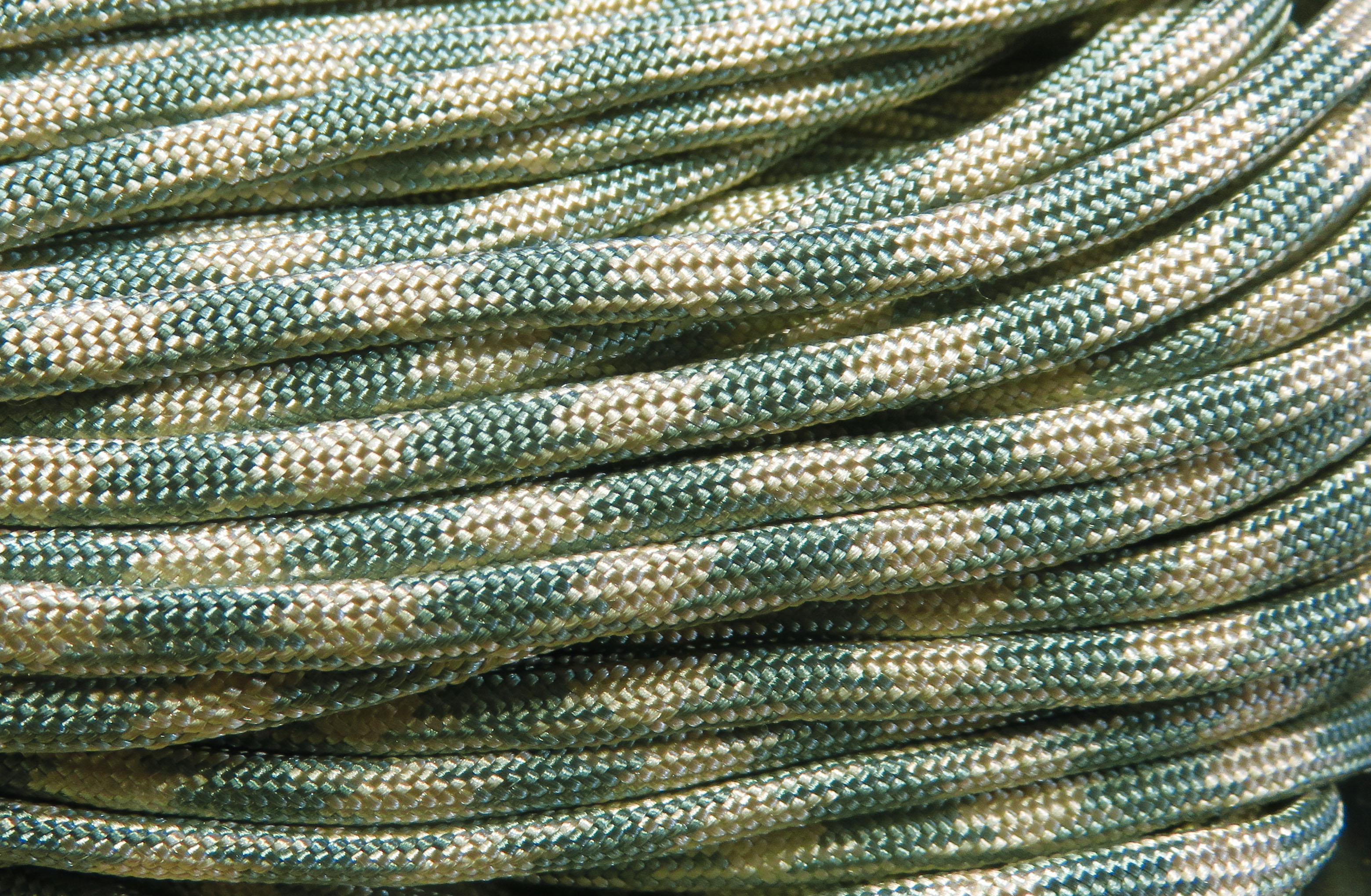 Paracord 4mm,  flachs-graublau ,  6,4 m