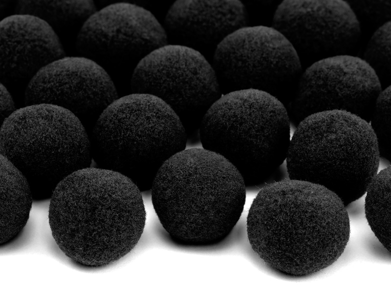 Plush Pompoms Puschel Pompons Plüschball Bommel Plüsch Pompons 2cm 20 Stück 