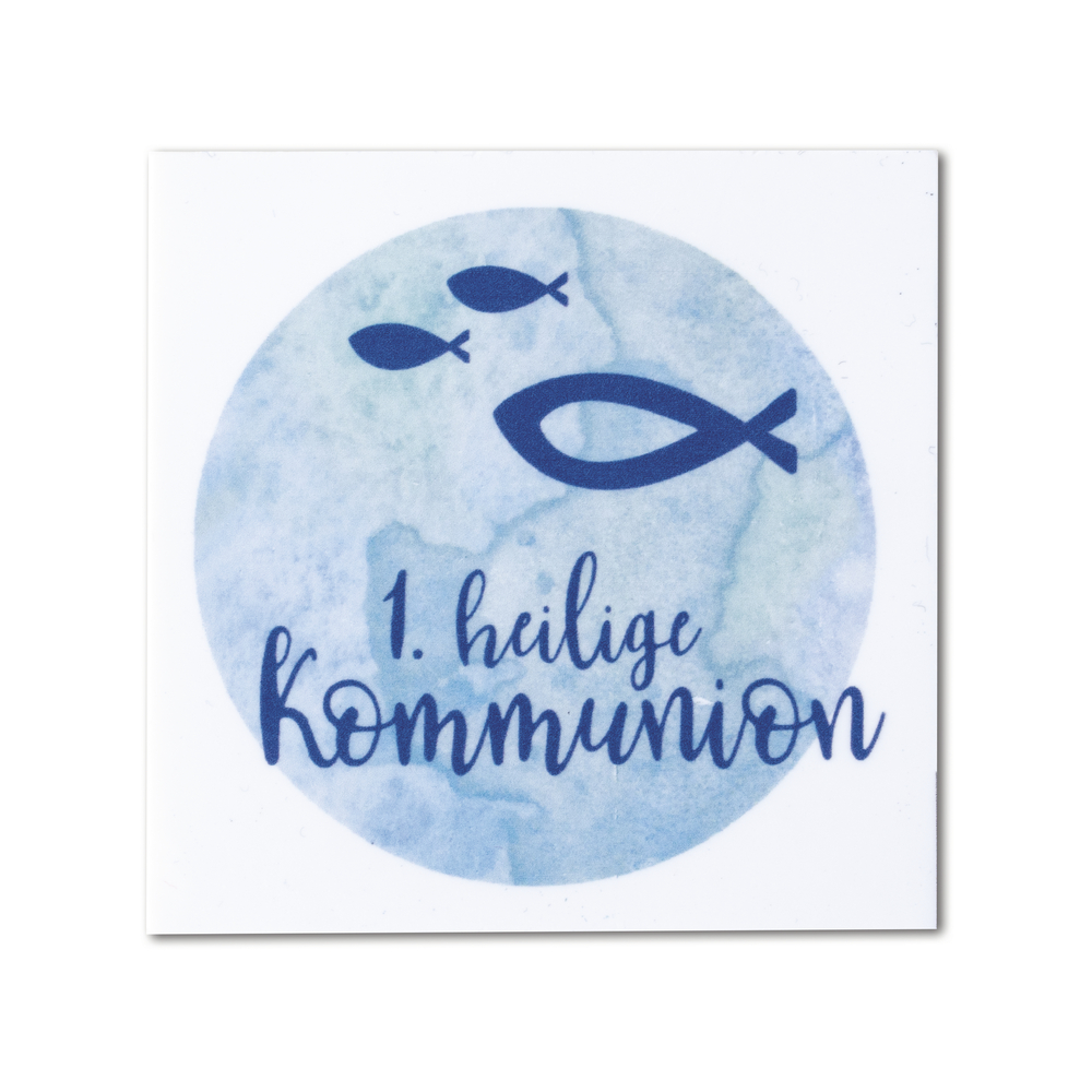 Wachsmotiv Watercolor Heilige Kommunion 6,7x6,7cm 