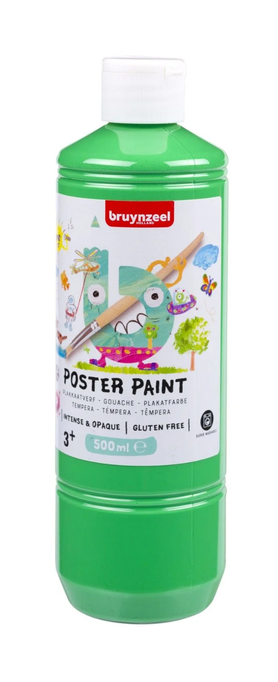 Bruynzeel Gouache Plakatfarbe HELLGRÜN 500ml Bruynzeel Gouache Plakatfarbe HELLGRÜN 500ml