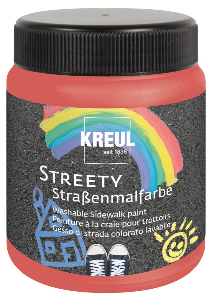 Streety Straßenmalfarbe Ringelsockenrot 200ml