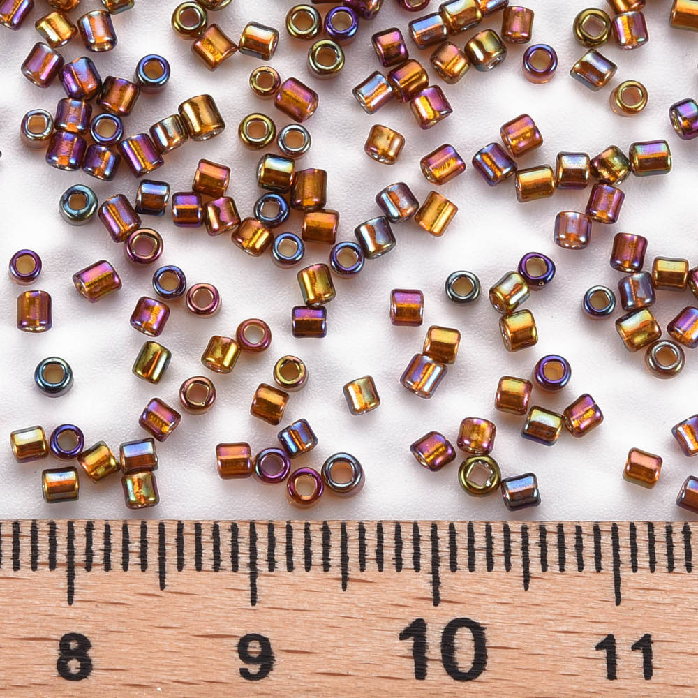 Stiftperlen 2,5-3x2mm, Kleine Glass Bugle Beads, 17g/Dose