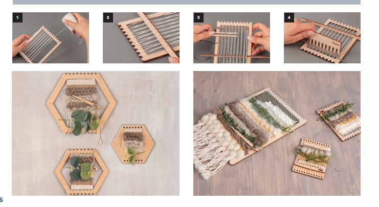 Holz Webrahmen Set