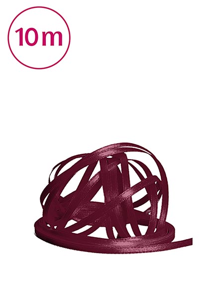 Satinband Uni 3mm doppelseitig 10m/Rolle Satinband Uni 3mm doppelseitig 10m/Rolle