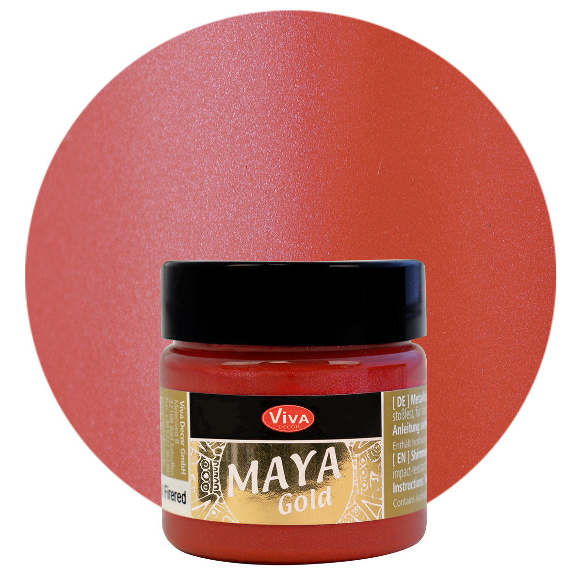  Maya Gold, 45ml  Metallicfarbe 