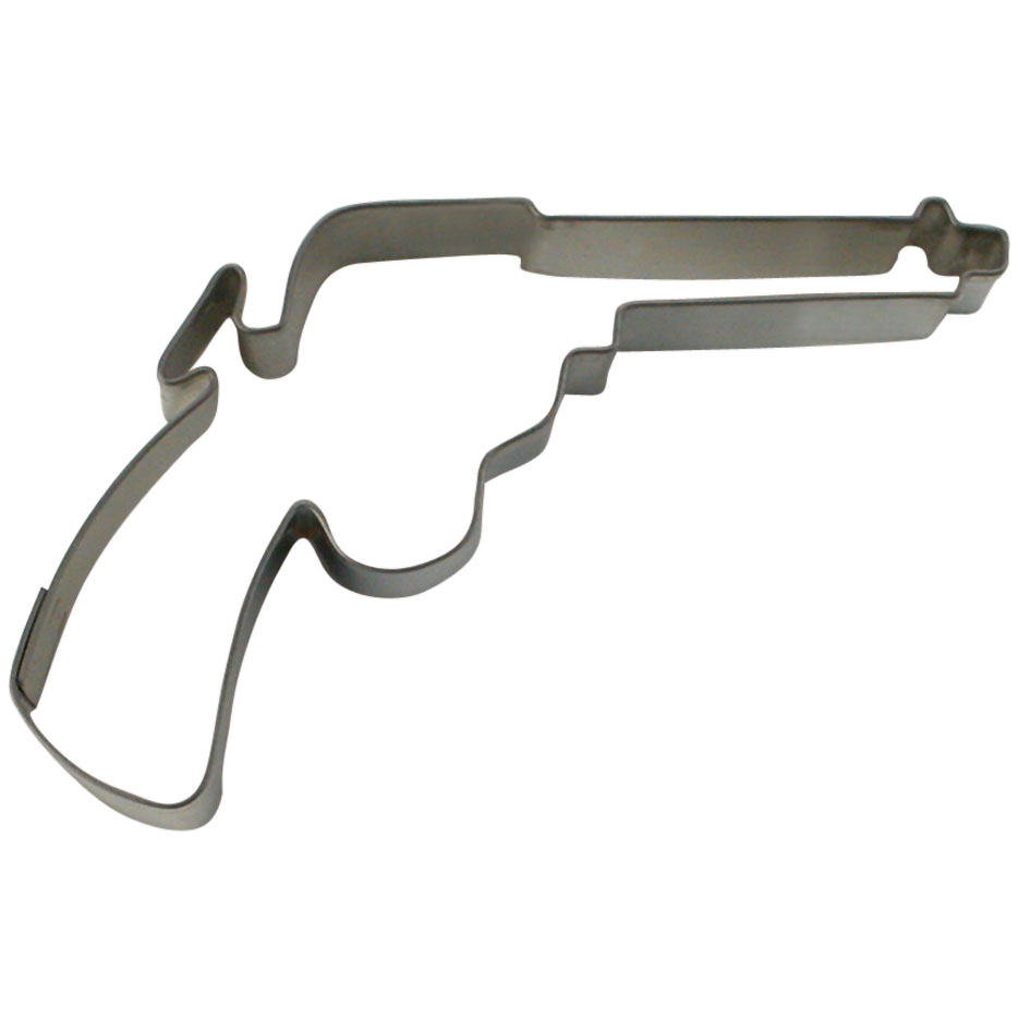 Ausstechform Colt Revolver Waffe Schießgewehr 8,5cm
