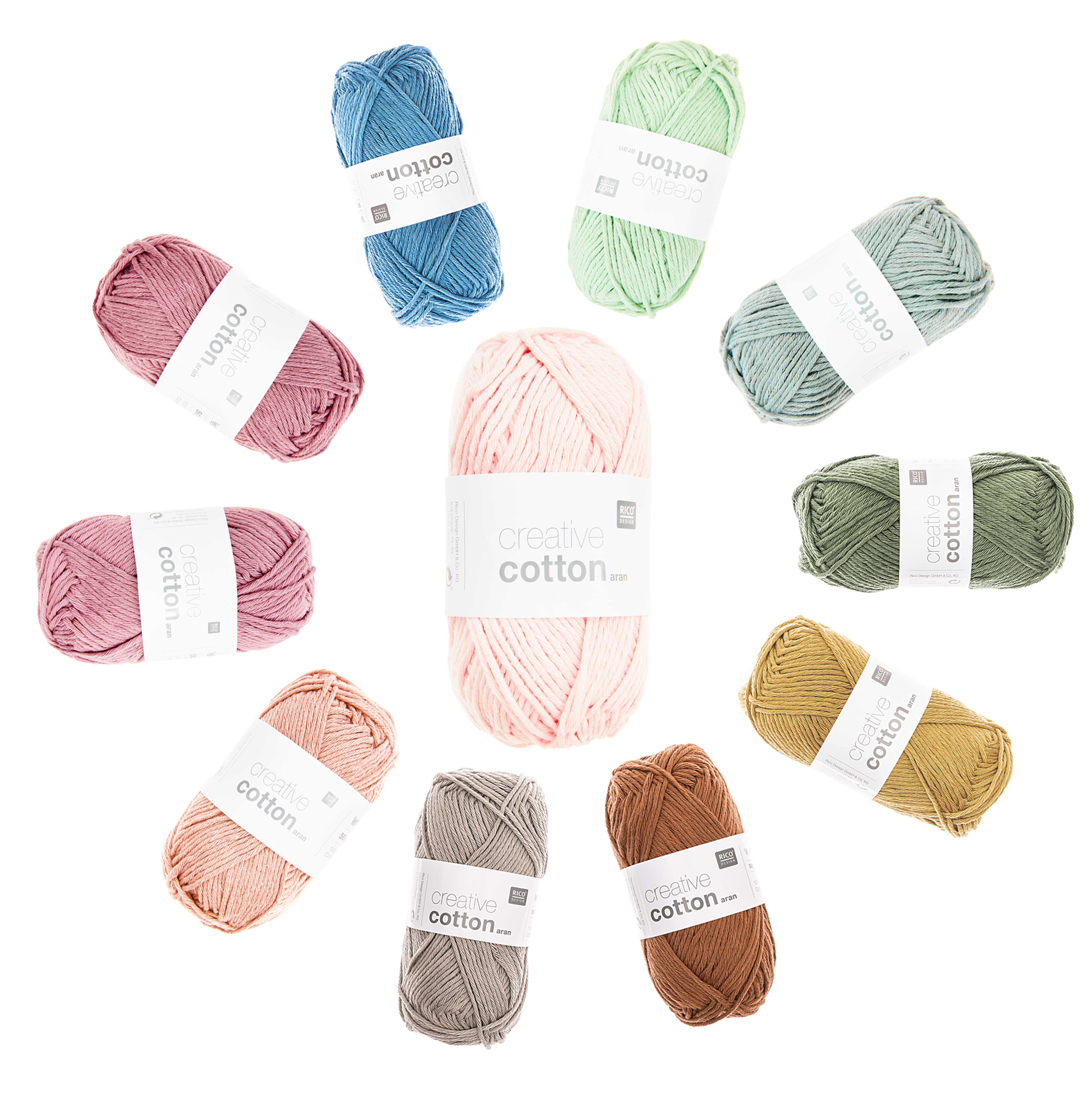 Creative Cotton Aran Rico Design 50g 85m