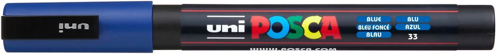 UNI POSCA Marker PC-3M BLAU Rundspitze 0,9-1,3mm UNI POSCA Marker PC-3M BLAU Rundspitze 0,9-1,3mm