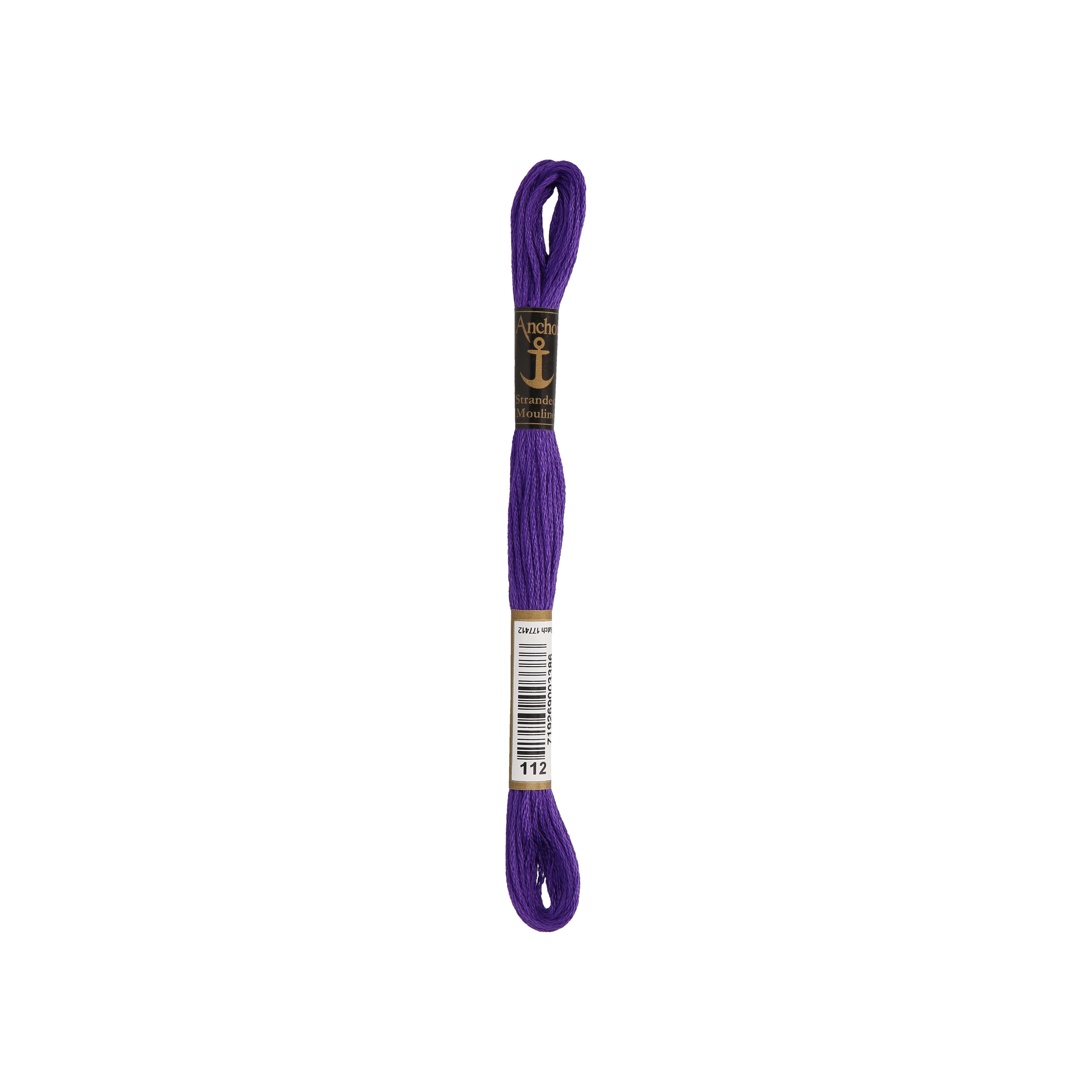Anchor -Stranded Mouliné-Garn ULTRAVIOLETT Sticktwist 6-fädig 100% Baumwolle 8m Anchor -Stranded Mouliné-Garn ULTRAVIOLETT Sticktwist 6-fädig 100% Baumwolle 8m