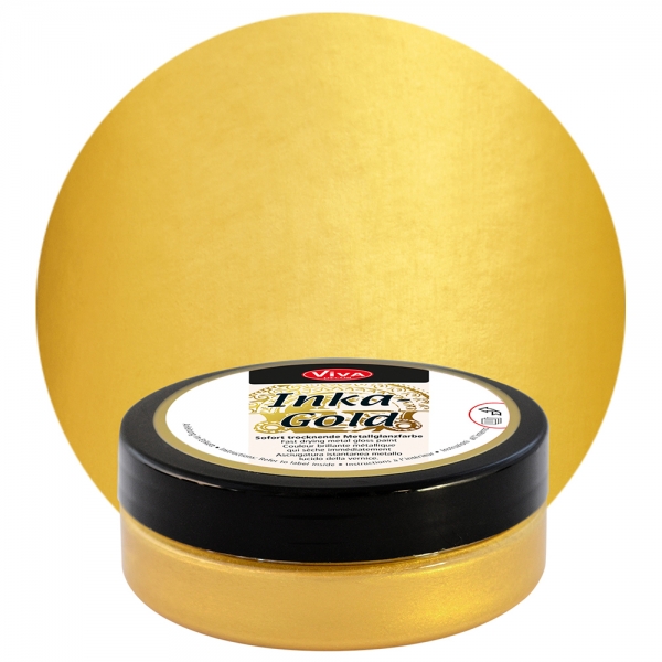 Viva Decor Inka Gold, 62,5g Dose Metallglanz Farbe 