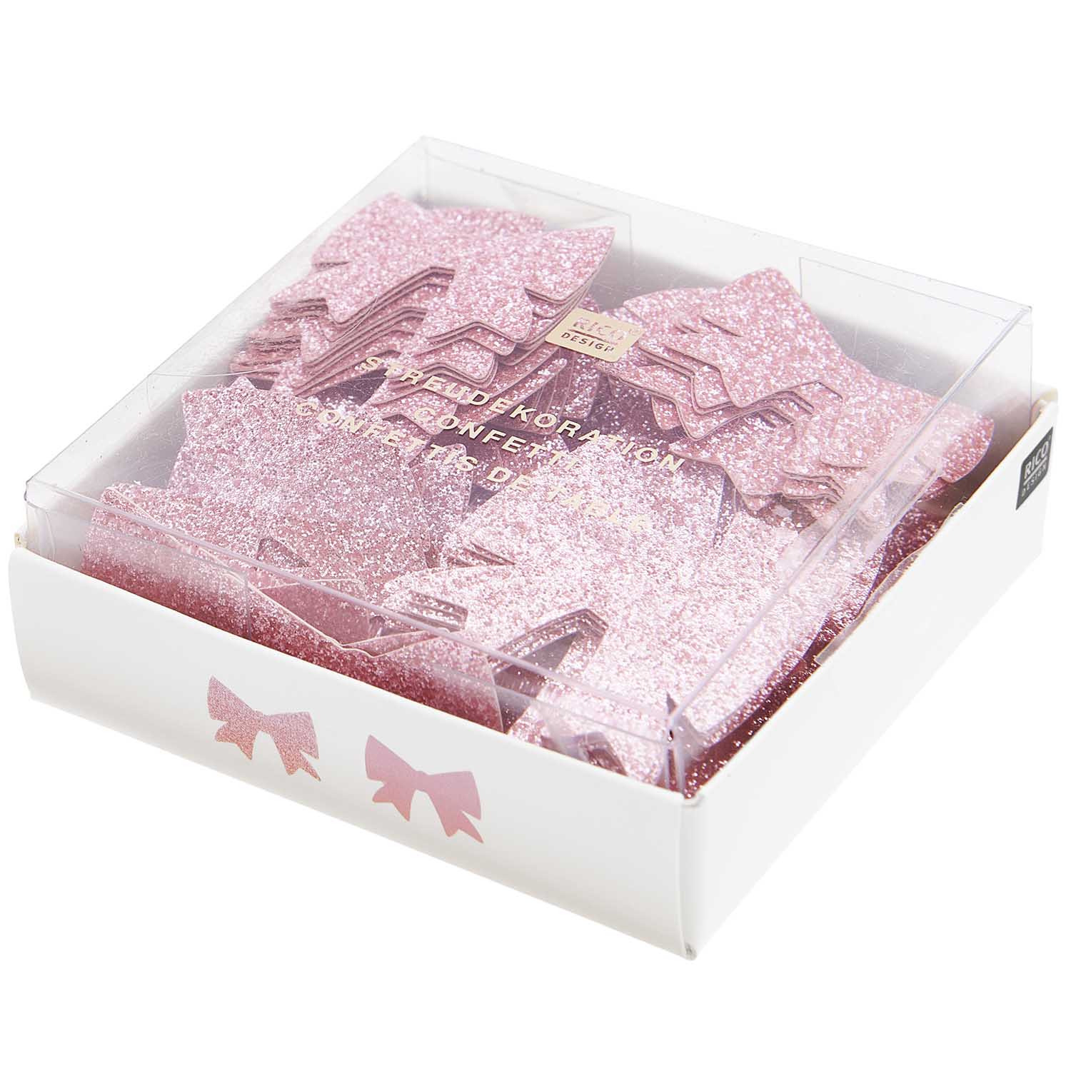 Streudekoration Schleifen Glitzer FSC MIX 3x2cm 20g Streudekoration Schleifen Glitzer FSC MIX 3x2cm 20g