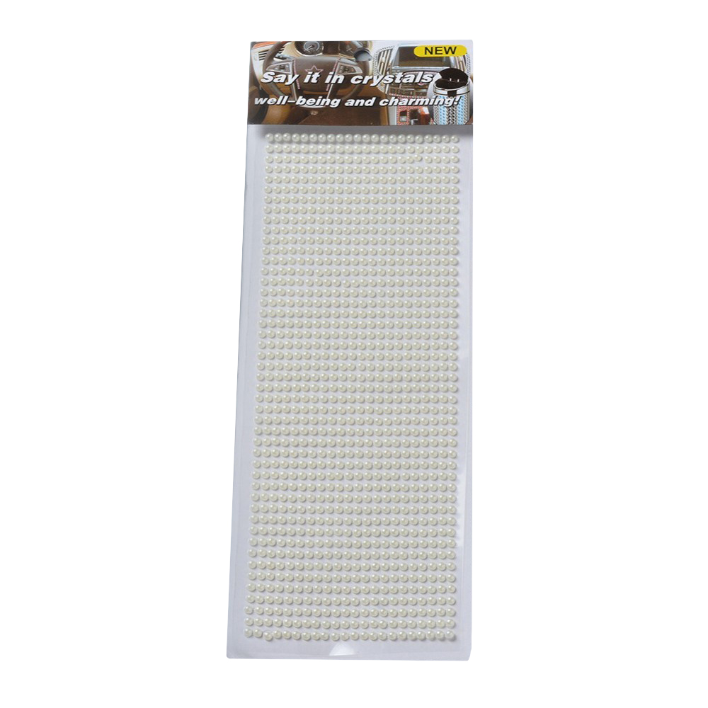 Halbperlen selbstklebend perlmutt/creme 4mm Cabochons Stickers