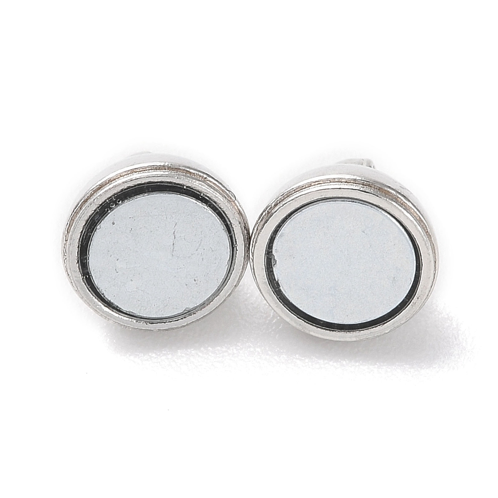 Magnetverschluss Metall rund 8x14mm 3 Stück Magnetverschluss Metall rund 8x14mm 3 Stück