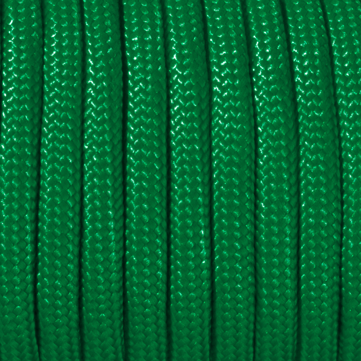 Paracord Kordel UNI GRÜN einfärbig 4mm 100m/ Bund  