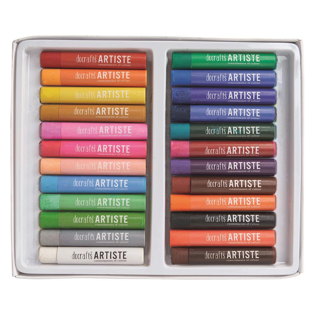 Docrafts Artiste Jumbo Oil Pastels Set 24 Stück 