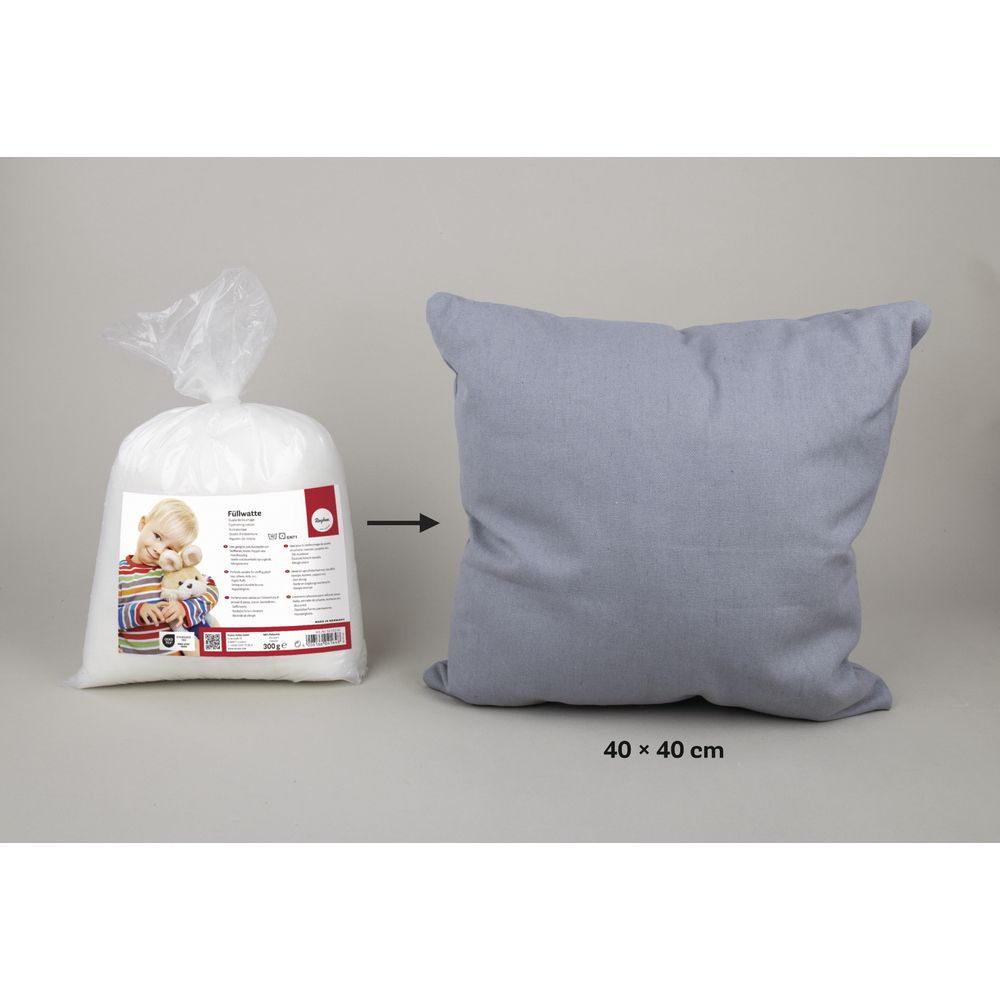 Füllwatte hochflauschig Flocken Beutel 300g Füllwatte hochflauschig Flocken Beutel 300g