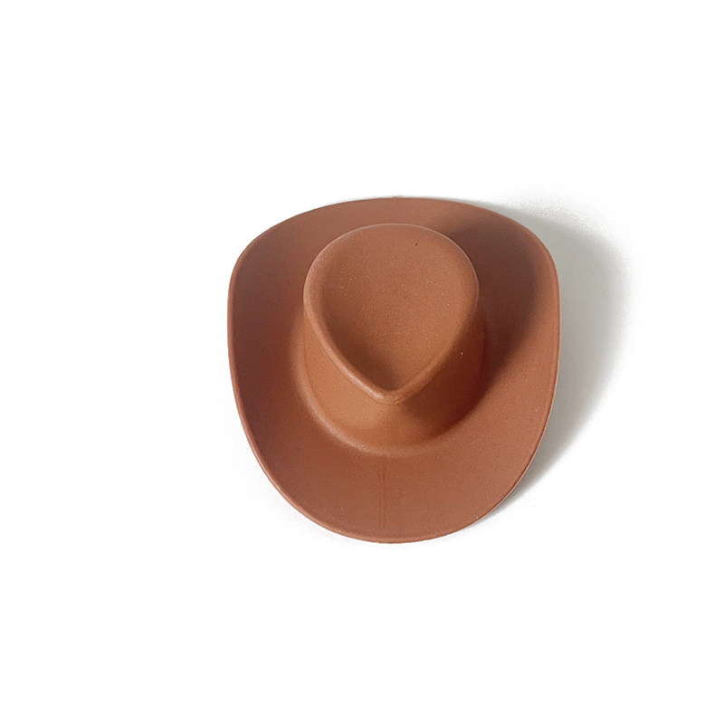 Cowboy Hut aus Kunststoff Miniatur 54x46x16mm