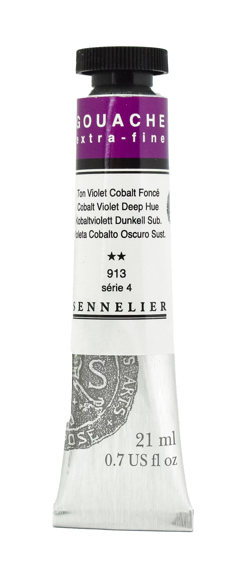 Sennelier Gouache Extra Fine KOBALTVIOLETT DUNKEL Künstler-Gouache hochpigmentierte Deckfarbe 21ml