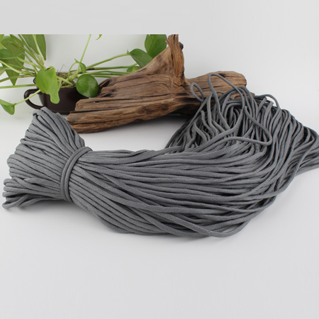 Paracord Kordel UNI GRAU einfärbig 4mm 100m/ Bund  