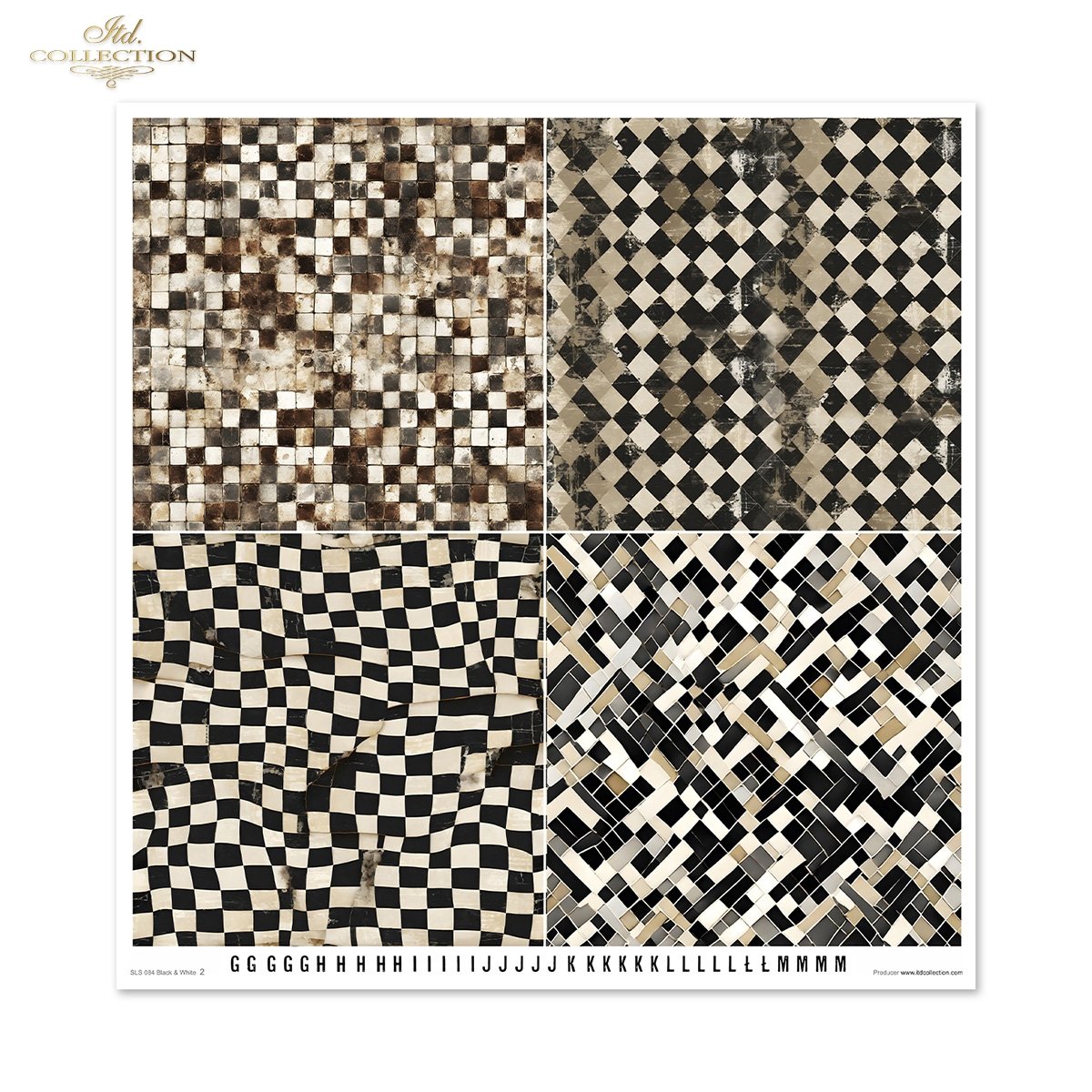 Scrapbooking Papierset Black & White 11 Bögen FSC Recycled 200g/m² Scrapbooking Papierset Black & White 11 Bögen FSC Recycled 200g/m²