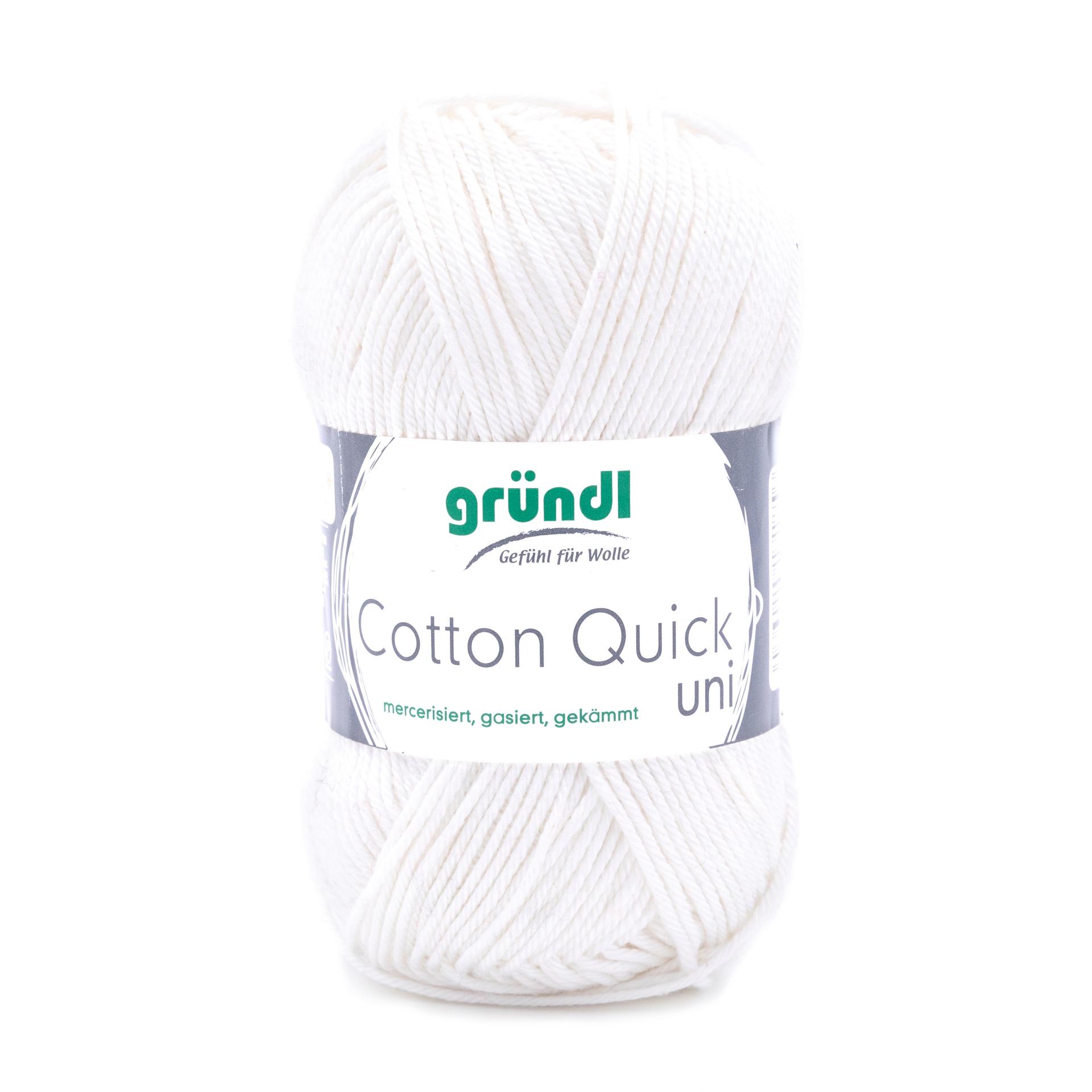 Cotton Quick uni, 100 % Baumwolle, 50g/125m