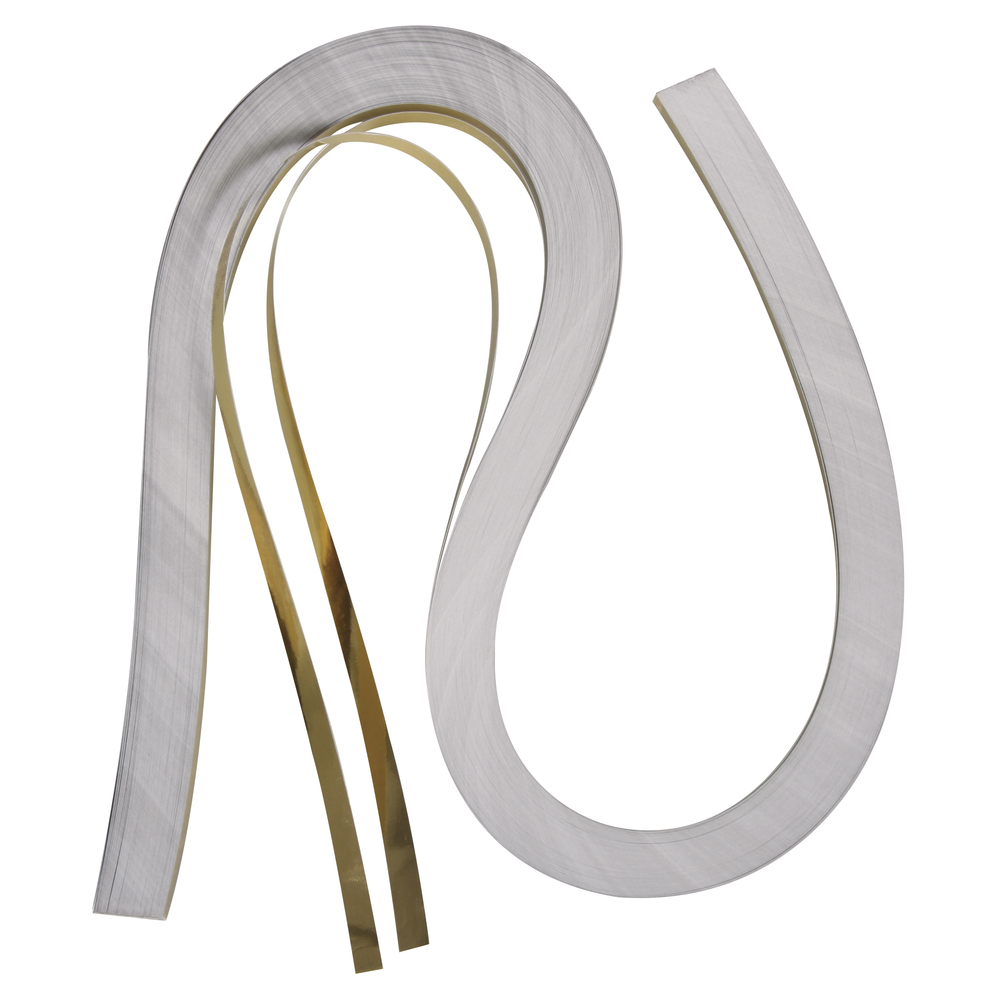 Quilling Folie, gold, 53x0,6cm, 100 Stück