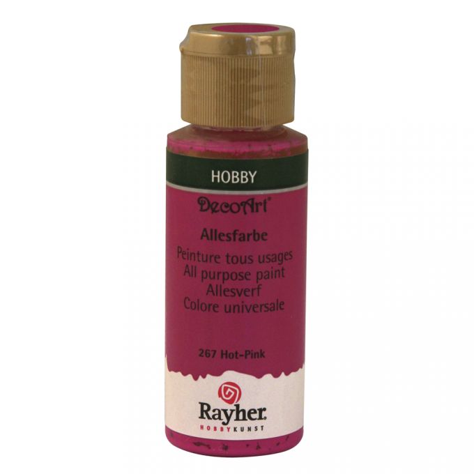 Rayher Allesfarbe, 59ml  DecoArt Bastelfarbe Acrylfarbe Hobbyfarbe