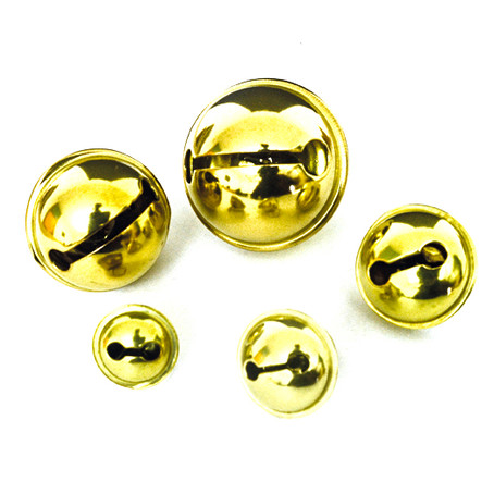 Metallglöckchen gold 11 mm, 10 Stk./Packung Schellen Rollenglöckchen Glocken