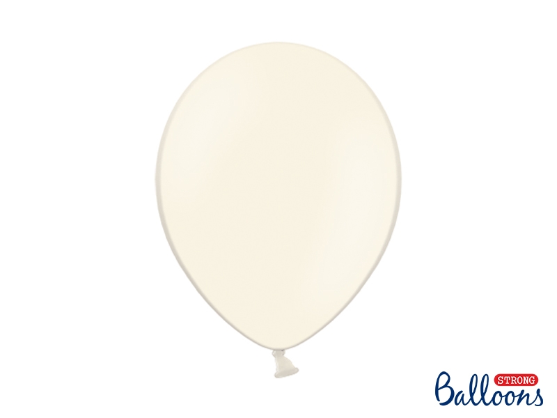 Ballons extra stark,pastell light cream , 30 cm, 15 Stück