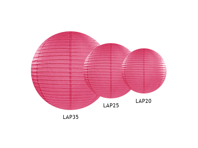 Papier-Laterne hot pink Paper Lantern Lampion