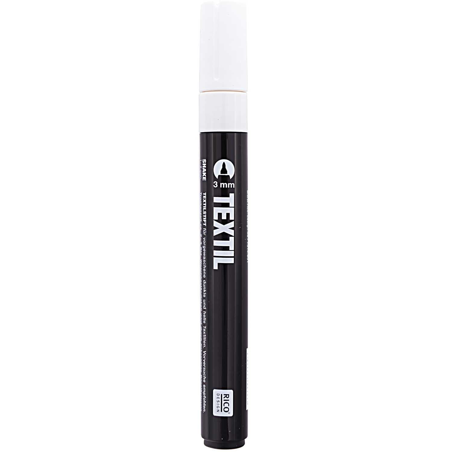 Rico Design Textilmarker 3mm dunkle Stoffe Rico Design Textilmarker 3mm dunkle Stoffe