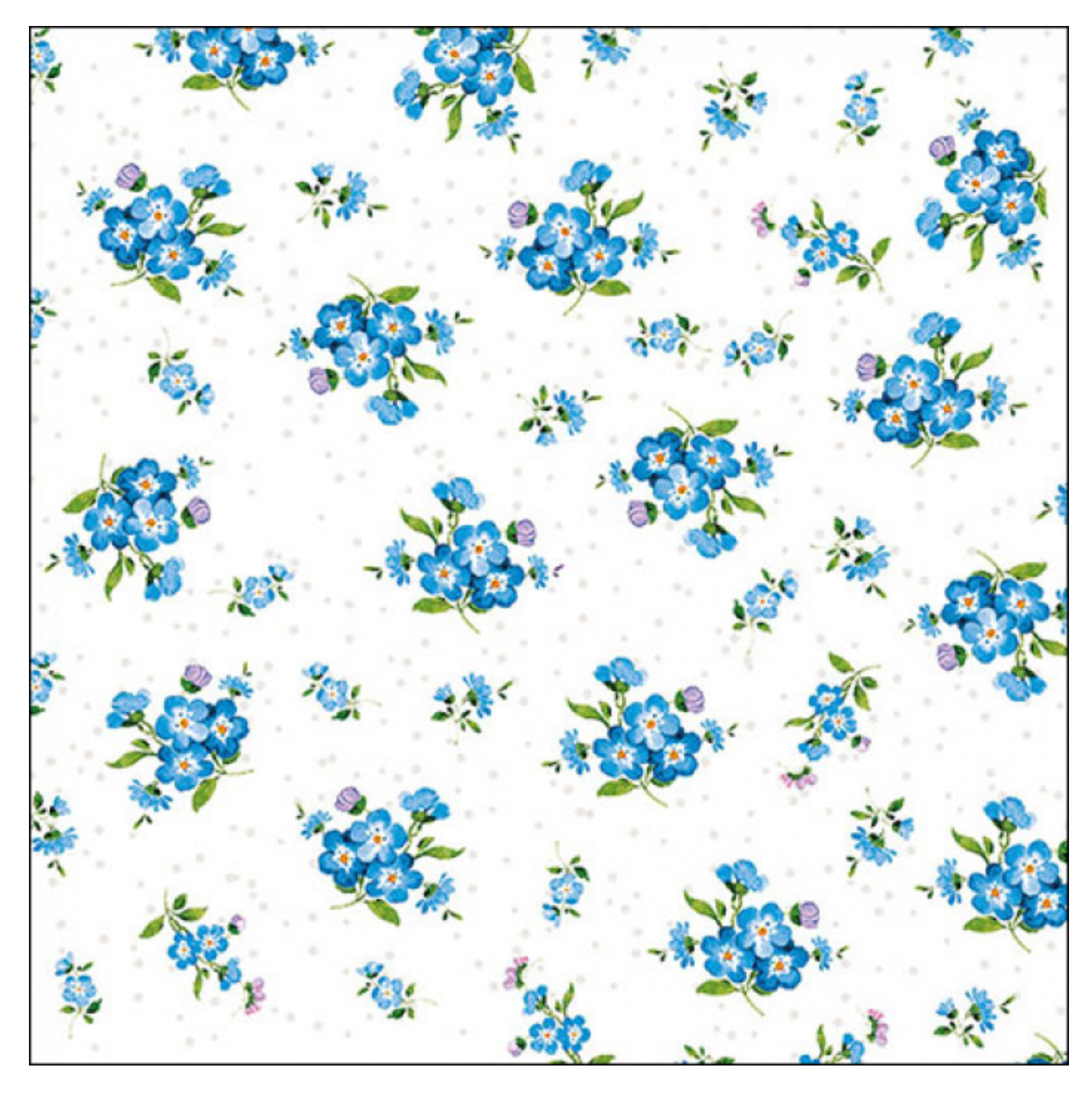 Ambiente Servietten Forget me not all over 33x33cm 20 Stück/Packung 