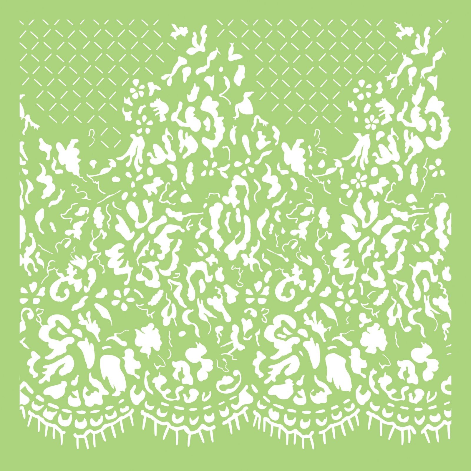 Kaisercraft Lace Designerschablone 15x15cm 