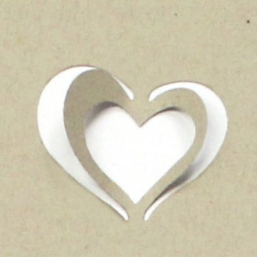 Fliegender Stanzer Herz Pop Up Heart 3,8x3cm Flying Punch
