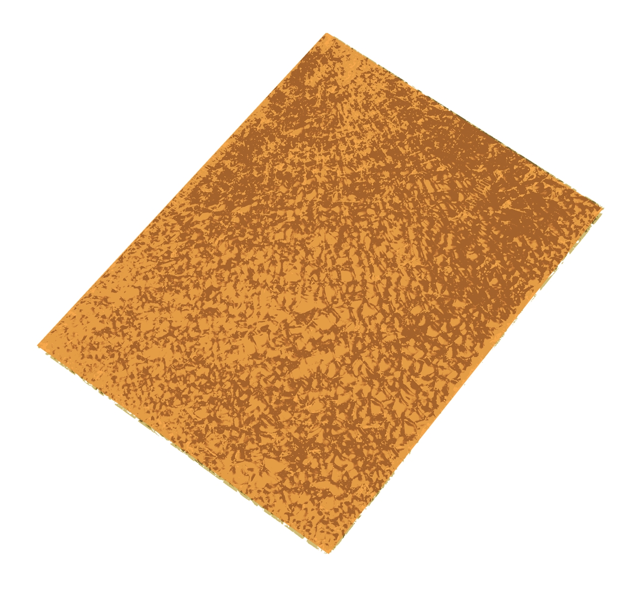 Crackle Mosaik Platte gold glänzend 15x20 cm