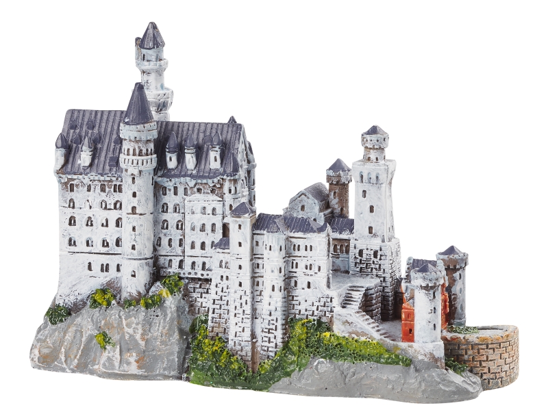 Schloss Neuschwanstein  33x75x52mm Miniatur Polyresin Figur Nachbildung 
