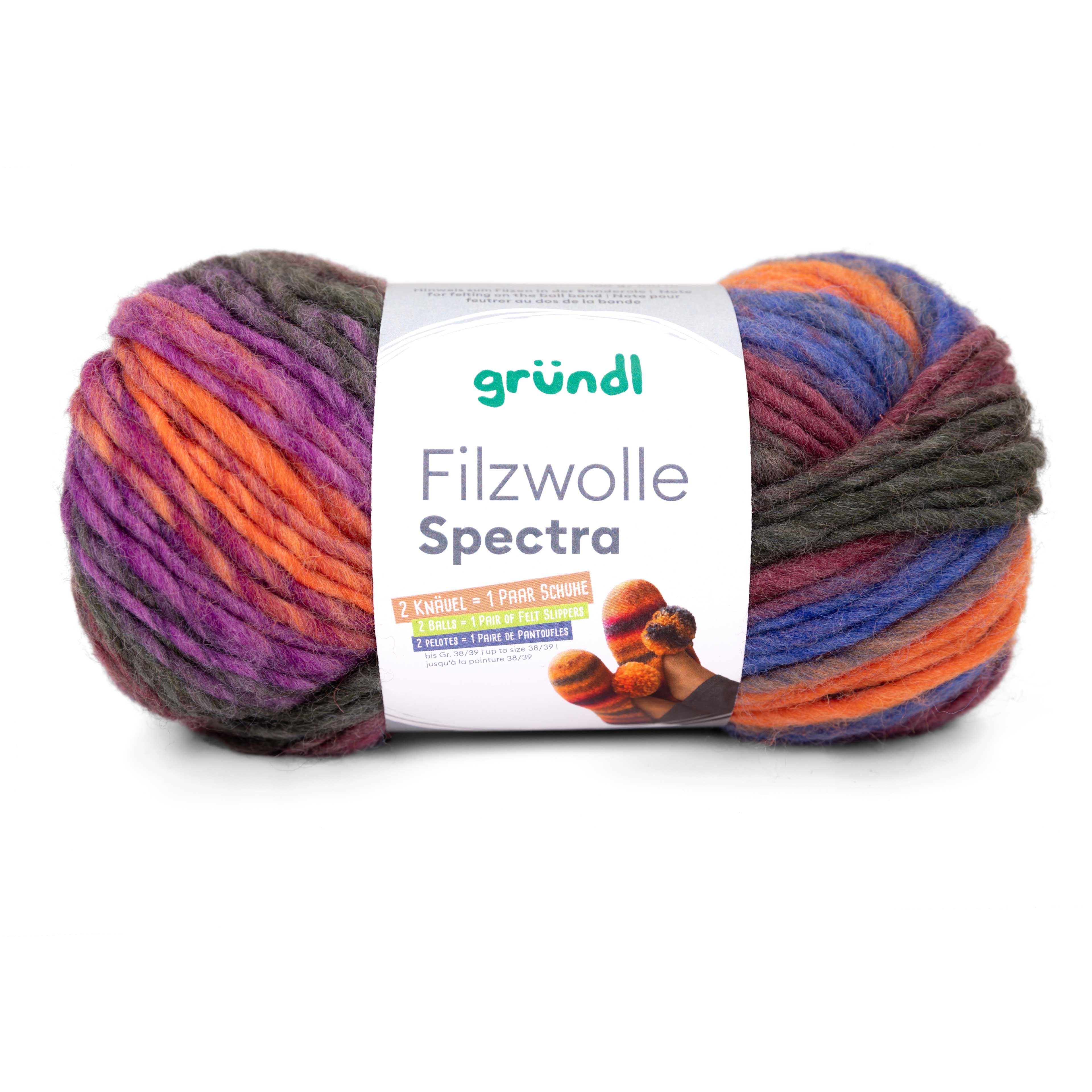 Gründl Spectra Strick- Filzwolle Farbverlauf bunt 100% Schurwolle 100g/100m Gründl Spectra Strick- Filzwolle Farbverlauf bunt 100% Schurwolle 100g/100m