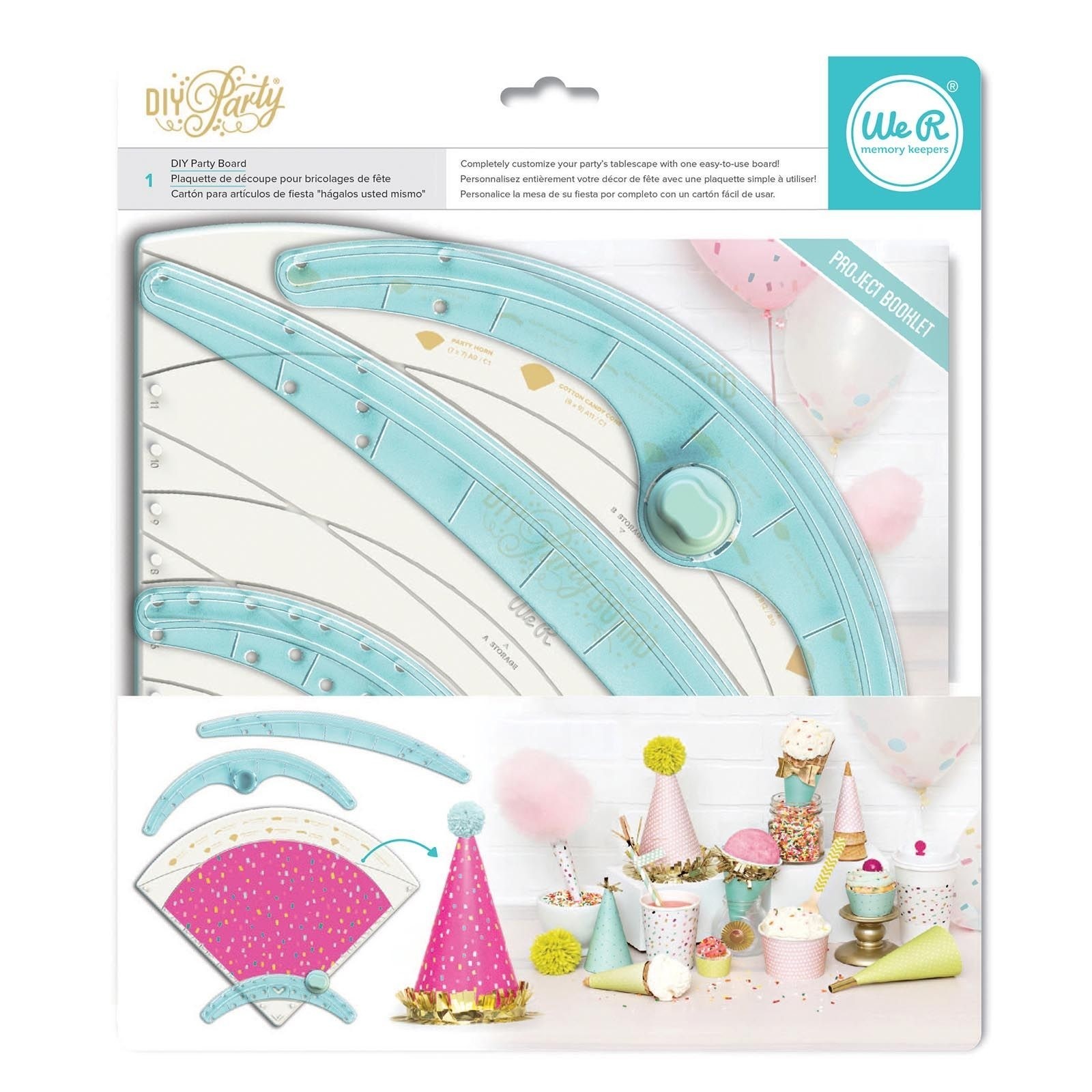 We R Memory Keepers Party Board Falzbrett Cutter Set 4teilig