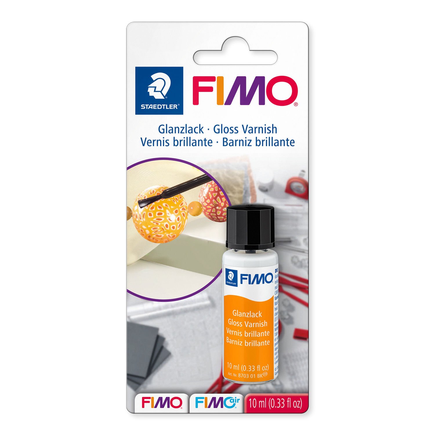 Fimo Glanzlack auf Wasserbasis, 10 ml