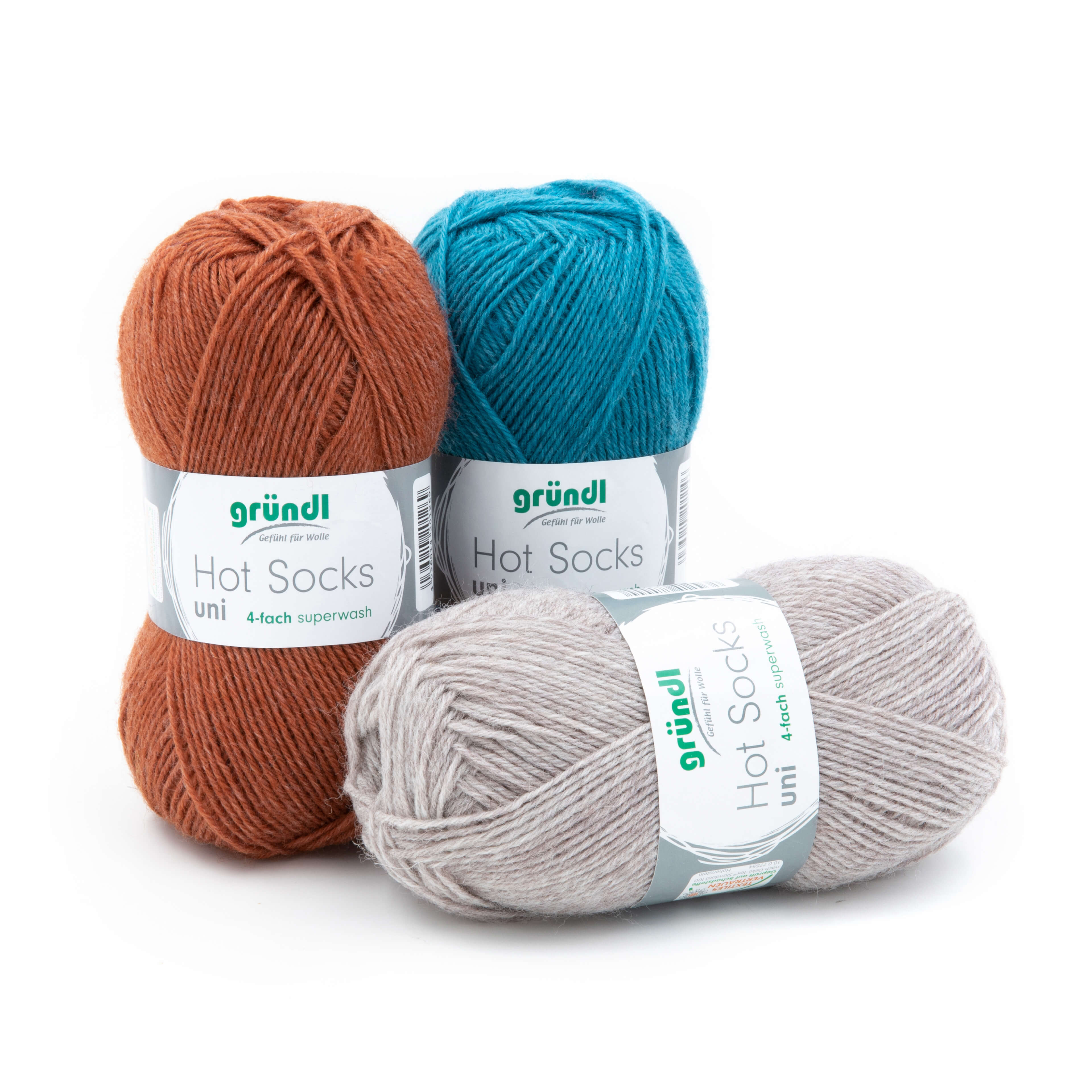 Hot Socks uni 50 Sockenwolle 4-fach superwash 50g/210m Hot Socks uni 50 Sockenwolle 4-fach superwash 50g/210m