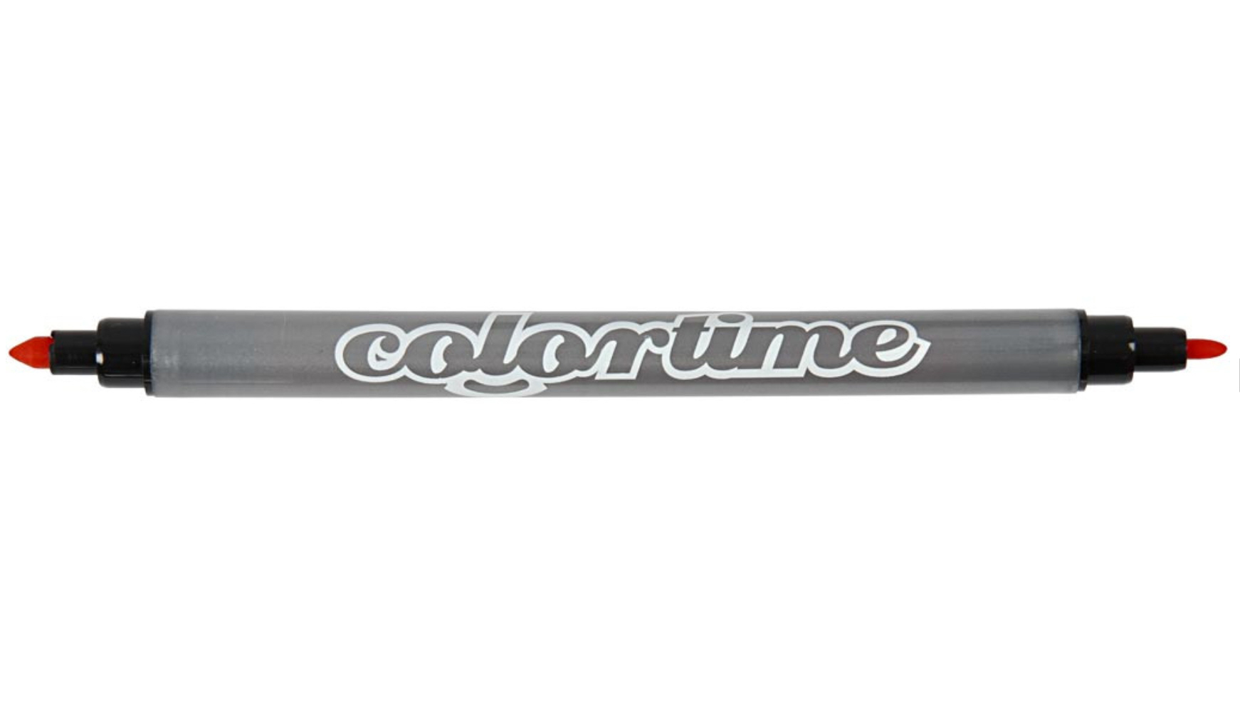 Colortime Double Feltpens Filzstifte wasserbasierend 20 Stück 