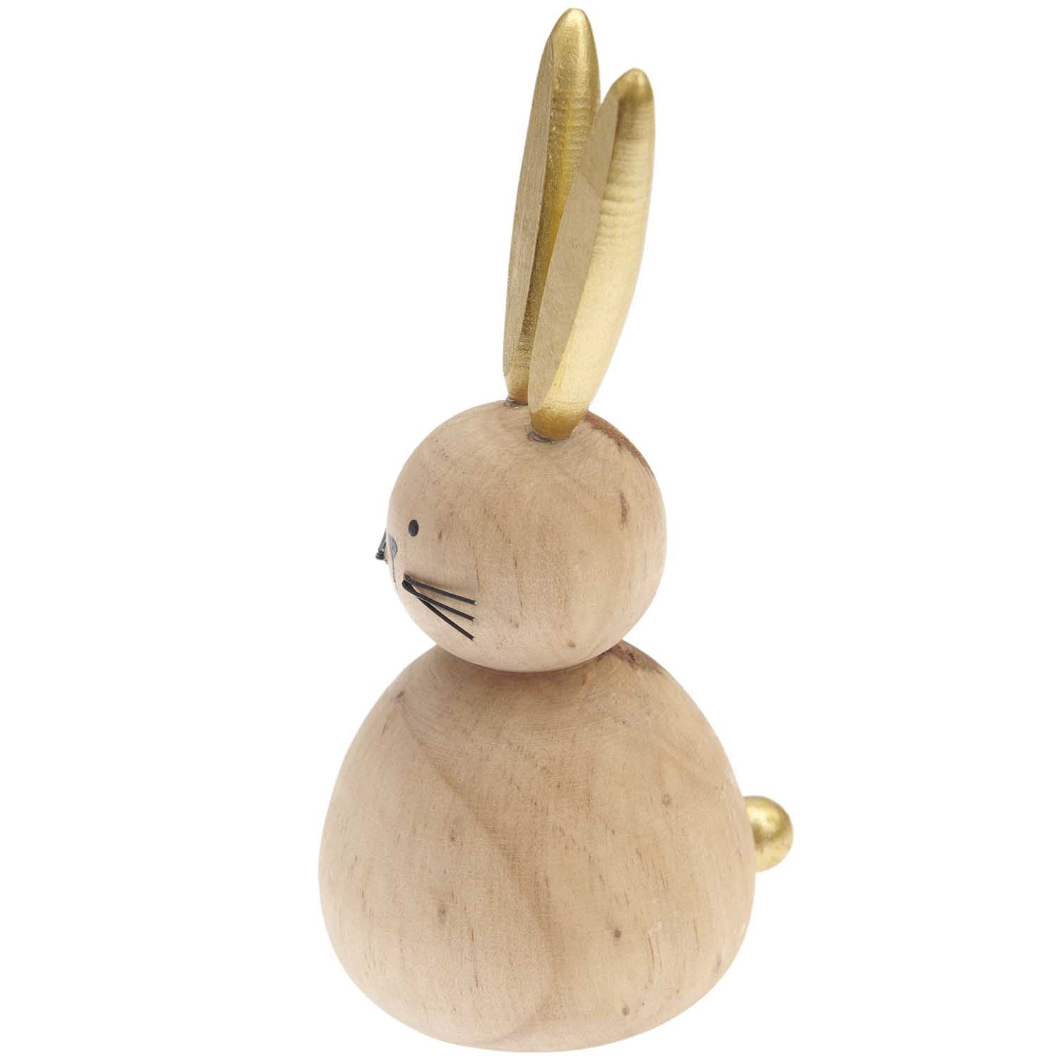 Holzfigur Hase 5,5x5,5x13cm