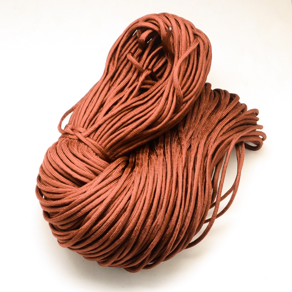 Paracord Kordel UNI ROTBRAUN einfärbig 4mm 6,4m/ Bund Paracord Kordel UNI ROTBRAUN einfärbig 4mm 6,4m/ Bund