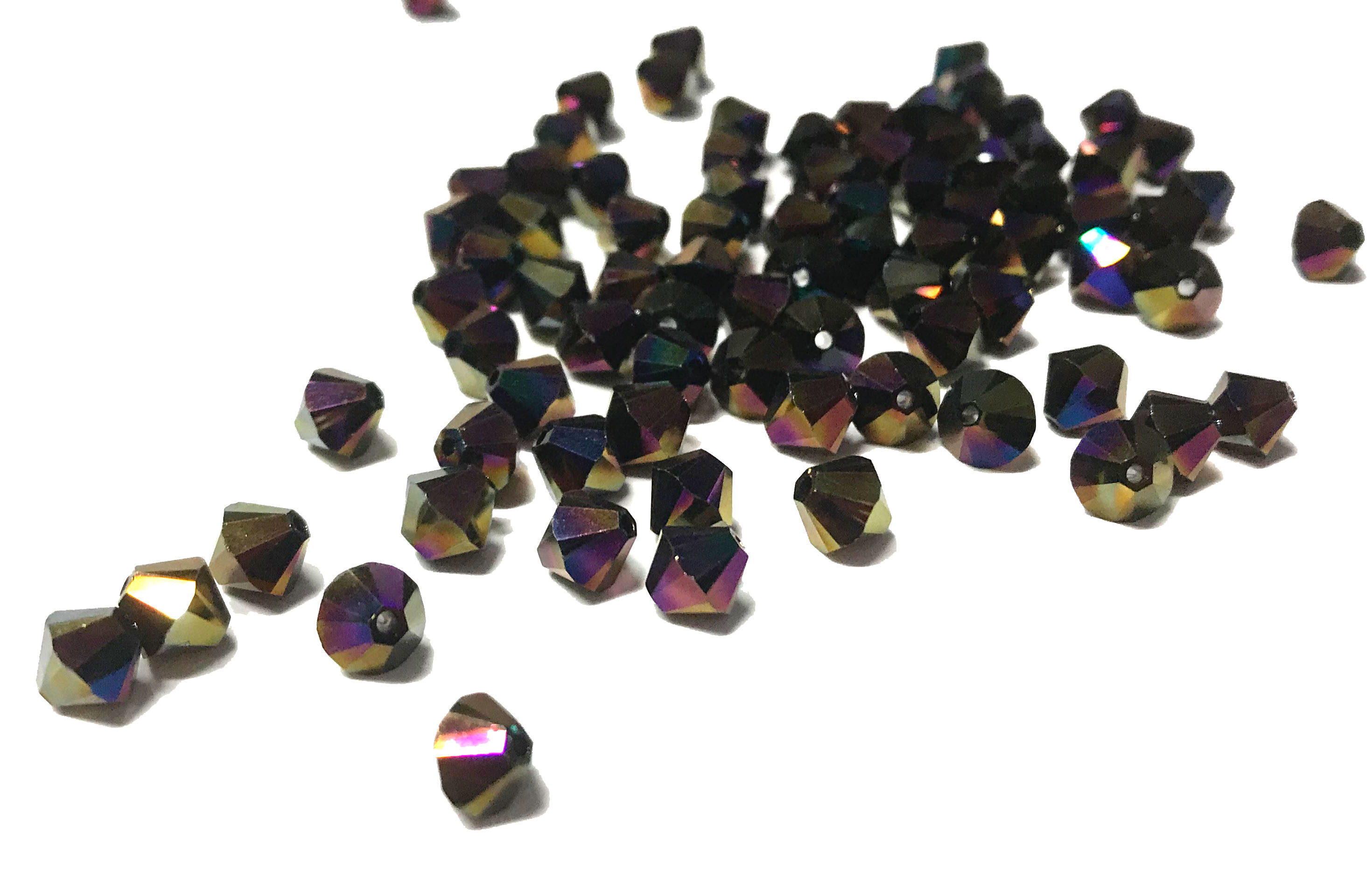 Swarovski Doppelkegel Crystal Rainbow Dark 2x, Bicone 