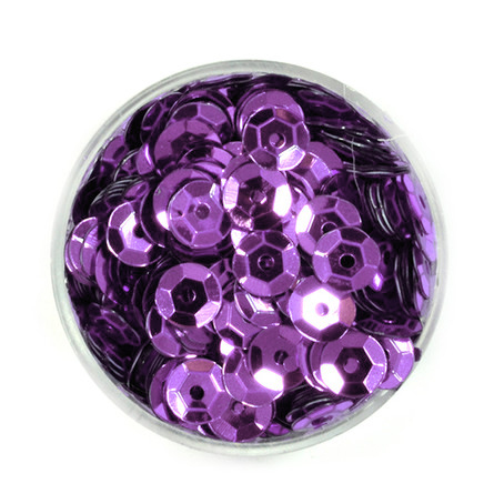 Pailletten amethyst 6mm 30g ca. 4000 Stück