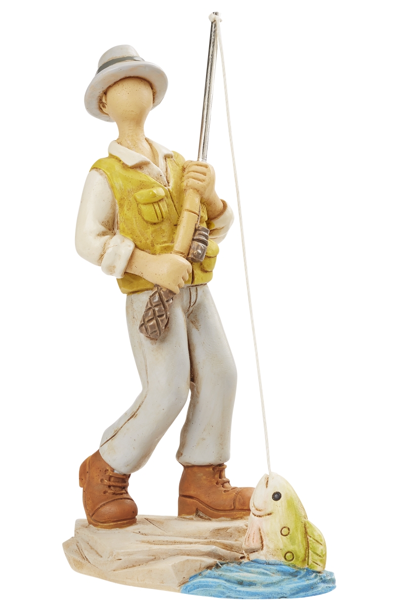 Miniatur Figur Angler 10cm Polyresinfigur